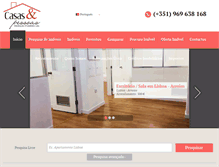 Tablet Screenshot of casas-pessoas.com